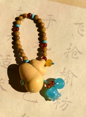 小众设计 OG Loc 天然石 葫芦挂件 手有小葫芦福禄跟着来店主手作
