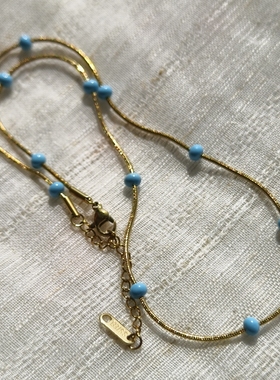 小众品牌 OG Loc  钛钢蛇骨链 双层 两戴款项链