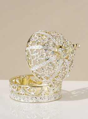 皇冠首饰盒结婚戒指盒对戒盒首饰盒珠宝盒情人节礼物珠宝店礼品