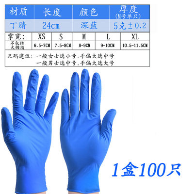 Meijiaxin brand wear-resistant anti-slip rubber disposable gloves