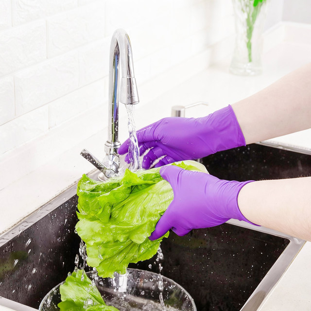 Meijiaxin nitrile gloves are thickened, durable and waterproof