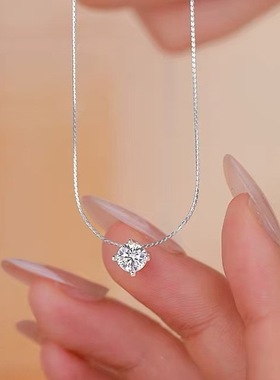 锆石项链女轻奢小众设计感高级精致百搭锁骨链2025新款简约颈链