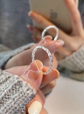 糖纸戒指女小众设计戒指