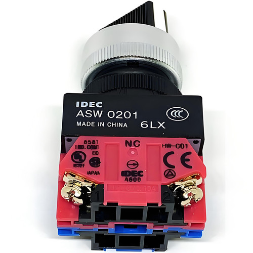 IDEC和泉二档选择开关ASW0201 211 222 2L11E 220 自锁旋钮开关 - 图1