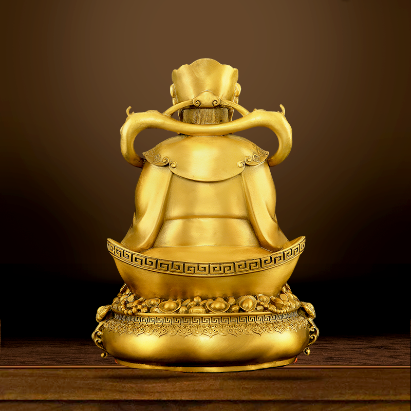 1黄铜财神爷供奉神像新款范蠡财神爷像家用店铺大号财神摆件,淘宝优惠券,粉丝福利购,淘宝优惠卷