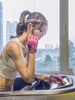 Women's fitness, iron and cycling half finger gloves