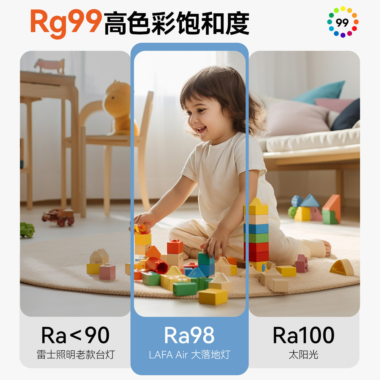 雷士照明未来光lafa Air大路灯学习阅读专用儿童护眼台灯落地灯