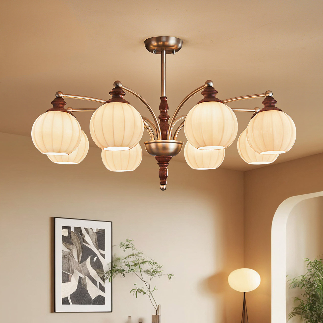 雷士照明客厅吊灯宋氏美学新款法式餐厅中古风灯具全屋套餐灯饰,淘宝优惠券,粉丝福利购,淘宝优惠卷