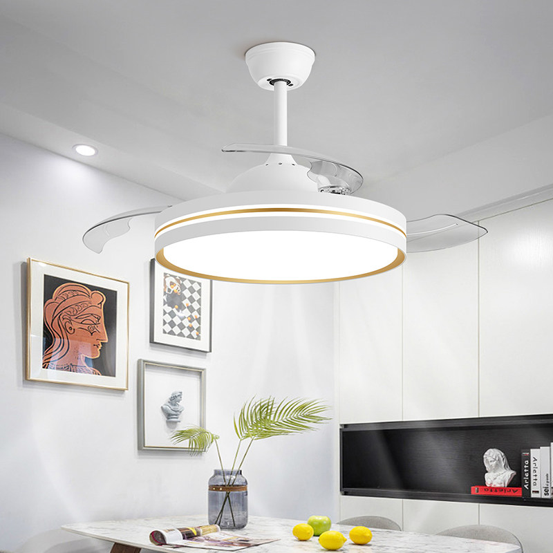 雷士照明简约风扇吊灯客厅餐厅卧室家用现代吊扇灯隐形风扇灯灯具,淘宝优惠券,粉丝福利购,淘宝优惠卷