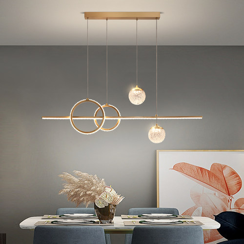 雷士照明轻奢吊灯餐厅灯新款创意轻奢铜灯餐桌吧台书房灯具灯饰 - 图3