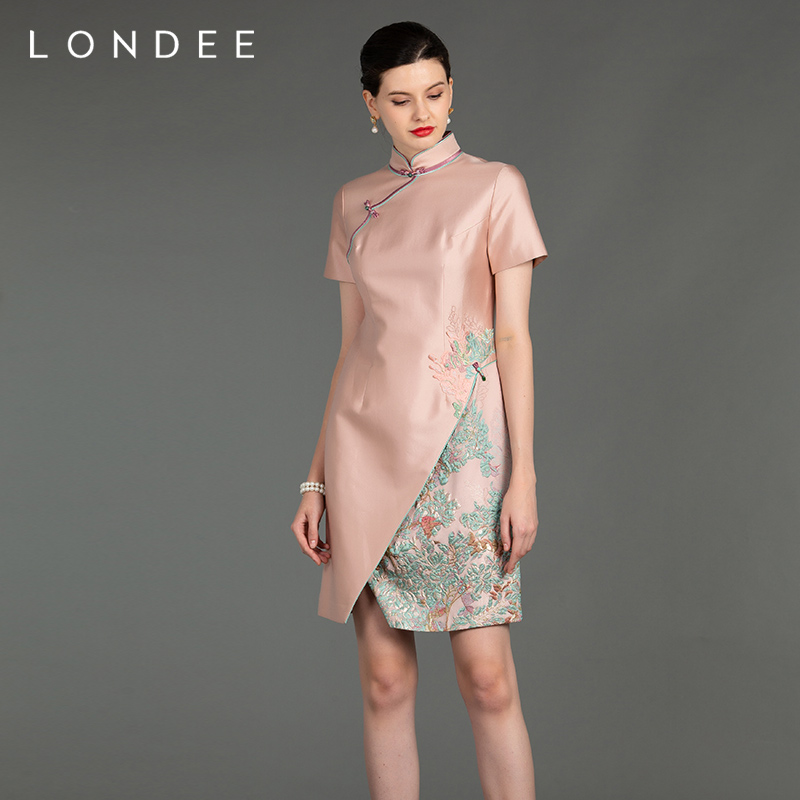 Londee/龙笛 Autumn silk dress, cheongsam Londee/龙笛 Autumn silk dress, cheongsam