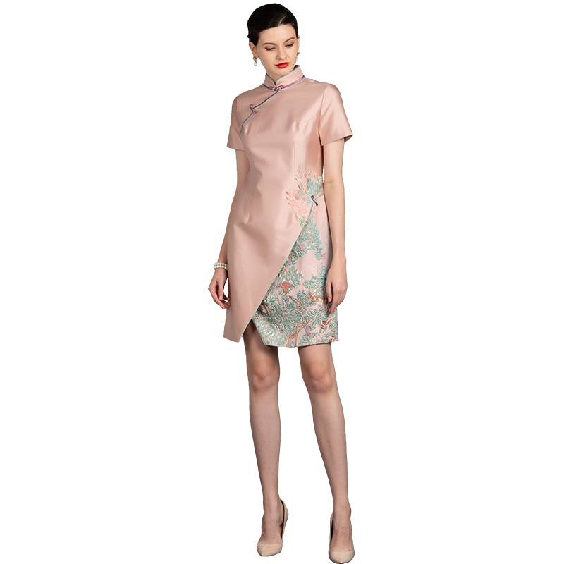 Londee/龙笛 Autumn silk dress, cheongsam Londee/龙笛 Autumn silk dress, cheongsam