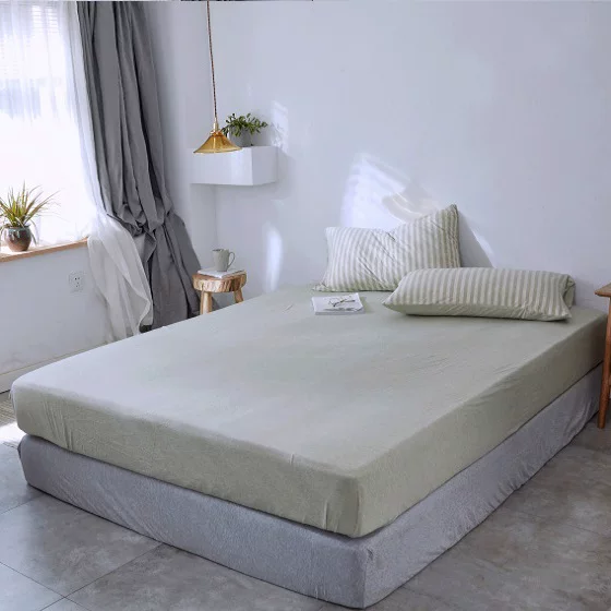 Japanese cotton bedspread, knitted soft sheet, 90x, 2.0m