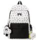 Schoolbags, junior high school girls' high-looking bow backpacks