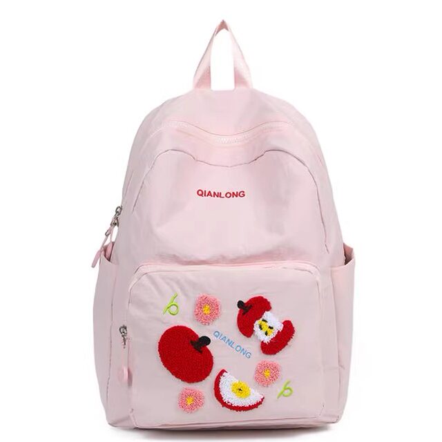 Japanese ins style cute apple casual backpack