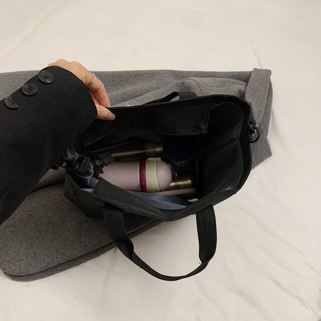 Ins canvas bag women's 2025 new shoulder bag trendy fashion large capacity handbag college student tote bag simple