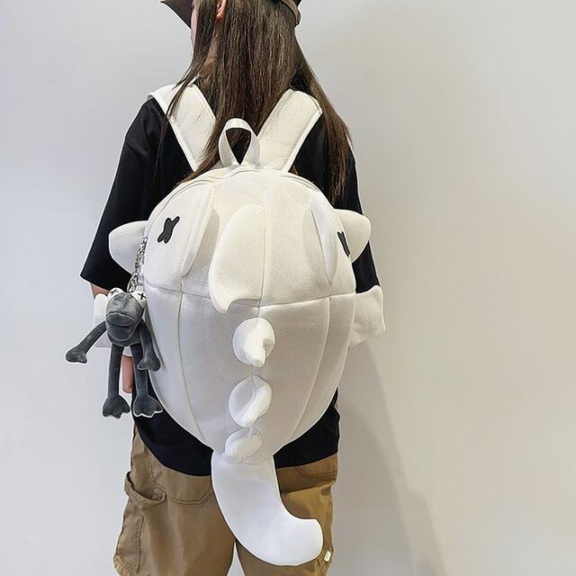 Internet celebrity shark school bag fashion trend backpack