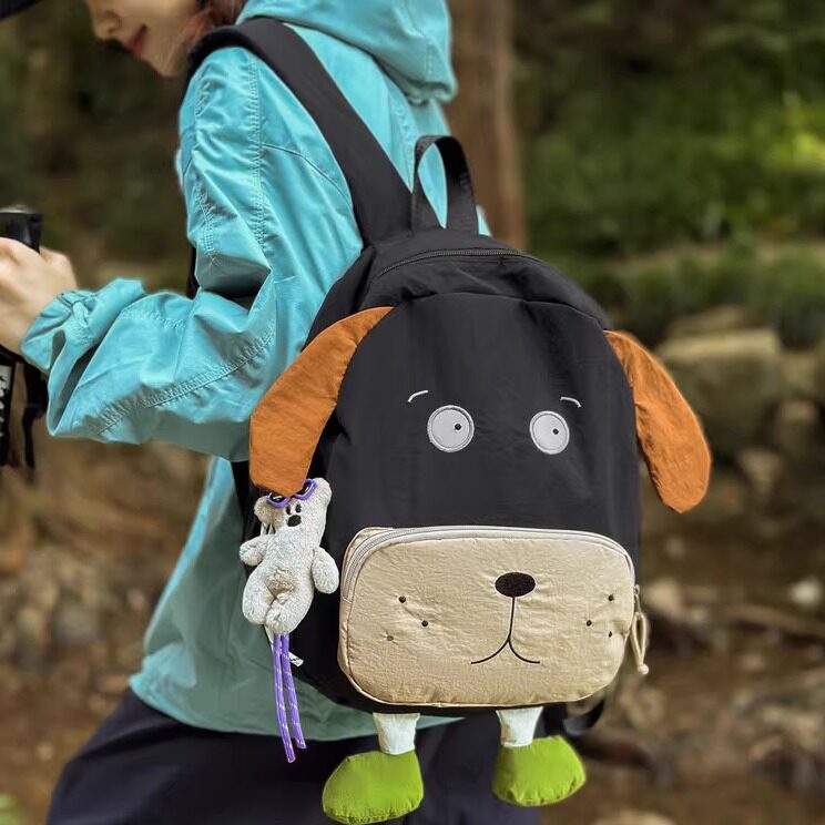 Cute puppy backpack for women 2026 new style