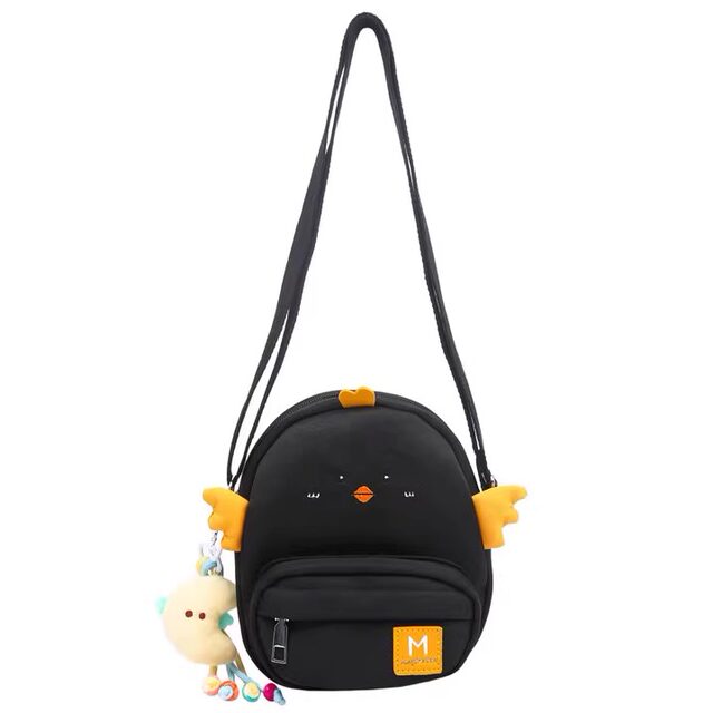 Soft cute girl crossbody bag female ins Japanese cute cartoon chick mobile phone bag student children's shoulder bag