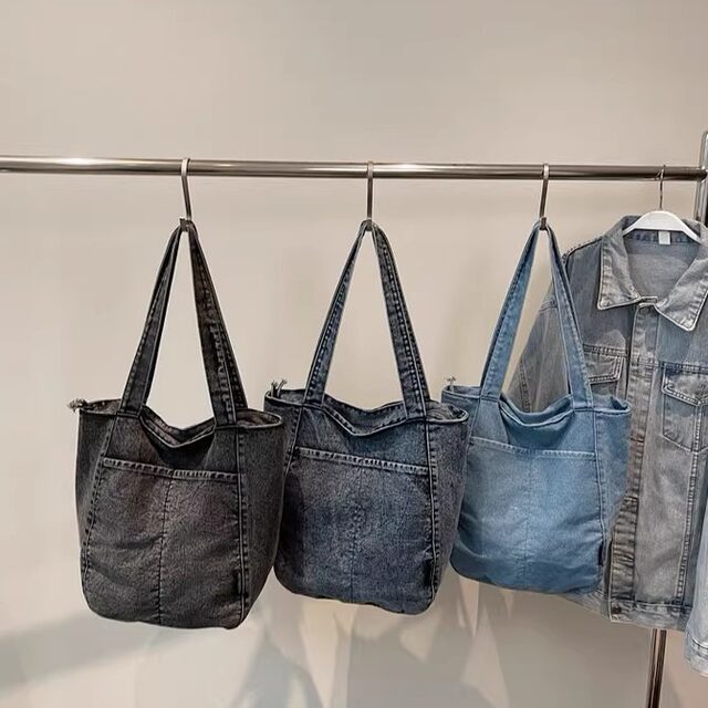 Canvas bag for women 2026 new style large capacity fashionable and simple