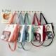 Canvas bag girls crossbody shoulder bag handbag book bag versatile large capacity student class bag tutoring bag