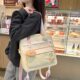 Japanese versatile high-looking single shoulder crossbody bag ins college style soft girl girl bag large capacity backpack