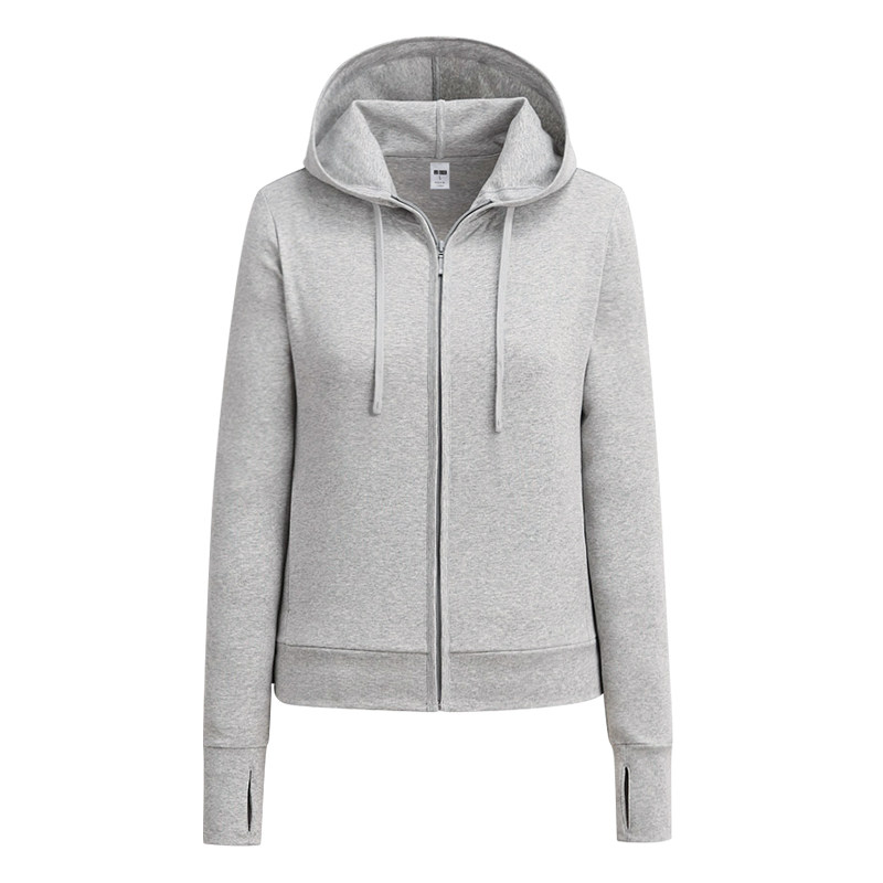 拉链2020春夏运动修身开衫连帽卫衣 deye服饰卫衣/绒衫