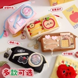 Высококачественный вместительный и большой пенал, высококачественная брендовая многослойная японская небольшая сумка для школьников, детская система хранения, для средней школы, популярно в интернете