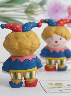 青木凡小丑卡通创意装饰