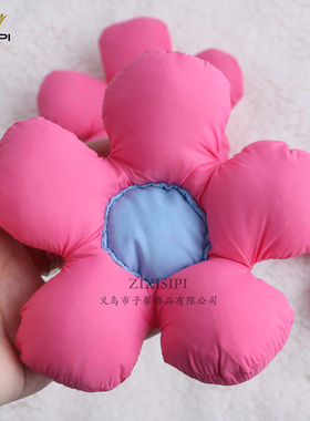 粉红色大花朵ZIXISIPI立体充棉