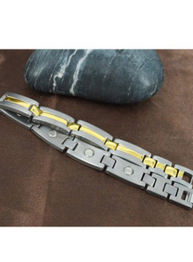 纯钛金磁石可刻字情侣手环