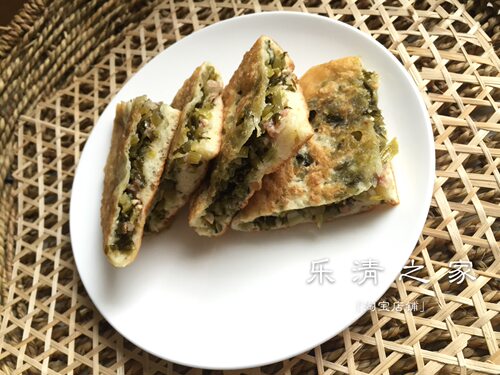 【菜咸饼】温州柳市咸菜饼咸菜肉馅豆腐葱3个半成品食材 乐清之家 - 图0