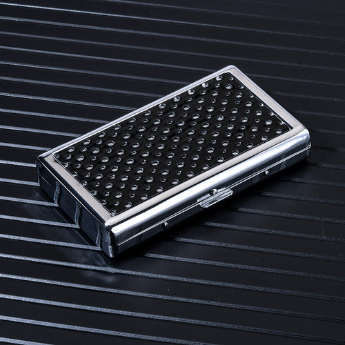 2025经典烟盒男便携金属烟盒防潮细支抗压粗支中支细支保护装烟盒 - 图1