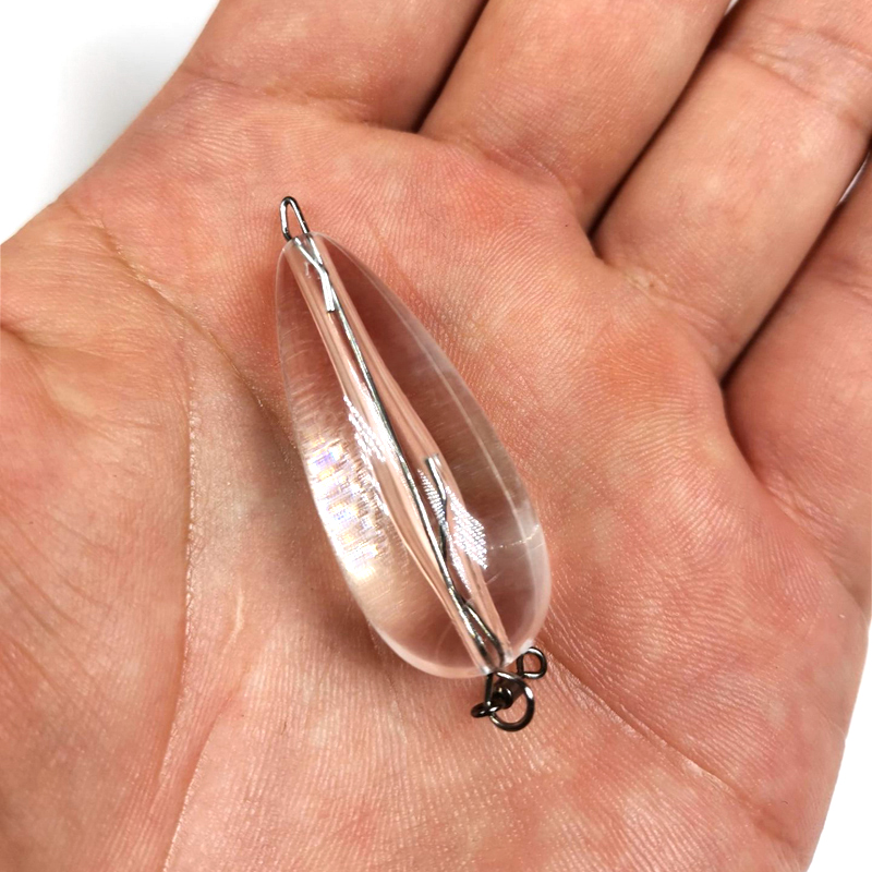 改装助投器 快挂子线助投 缓沉浮水助投器 304钢丝别针 3.2g 4.6g - 图0