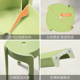 Пластиковый табурет домохозяйства толстый круглый стул Простая скамья может сложенные и сложенные киоски, столовые стулья высокие стулья высокие стулья