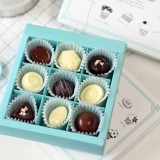 9 капсул/12 капсул Tiffany Blue Chocolate Box Свежая рука с шоколадной упаковкой может быть установлена ​​с Ferrero