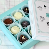 9 капсул/12 капсул Tiffany Blue Chocolate Box Свежая рука с шоколадной упаковкой может быть установлена ​​с Ferrero