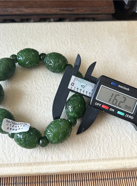 天然碧玉手链路路通手链男女一物一图和田玉手串A货正品碧玉手链