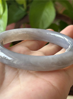 天然和田玉手镯烟紫玉手镯原物实拍玉石手镯A货正品和田玉手镯子