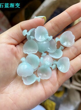 diy琉璃复古汉服头饰插花仿玉石