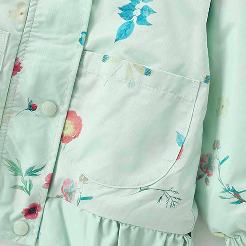 malwee女童加绒风衣外套2025年春秋洋气儿童休闲连帽拉链女孩上衣,淘宝优惠券,粉丝福利购,淘宝优惠卷