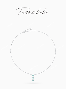 TWINS LULU【四叶涟】小众百搭四叶白色项链TSJ11822