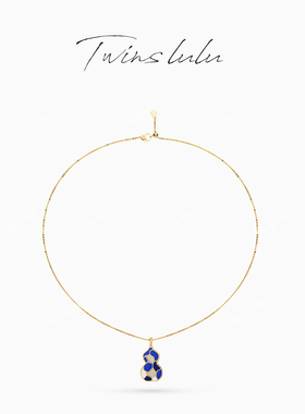 TWINS LULU中国风小众高级轻奢风花窗葫芦项链TSJ6647