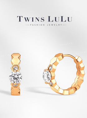 TWINS LULU气质小众饰品轻奢风耳环TSL12112