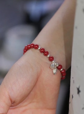 朱砂帝王砂红砂 含量90%以上 s925纯银莲蓬玉兰花 纯银龙牌朱砂