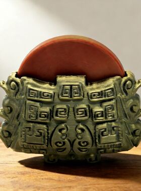 3d打印玩具古天乐版寻秦记穿越器做旧仿古铜时光机信号接收器