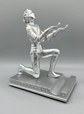 Fate FGO Grand圣女贞德动漫卡通多功能手机耳机支架笔架桌面摆件