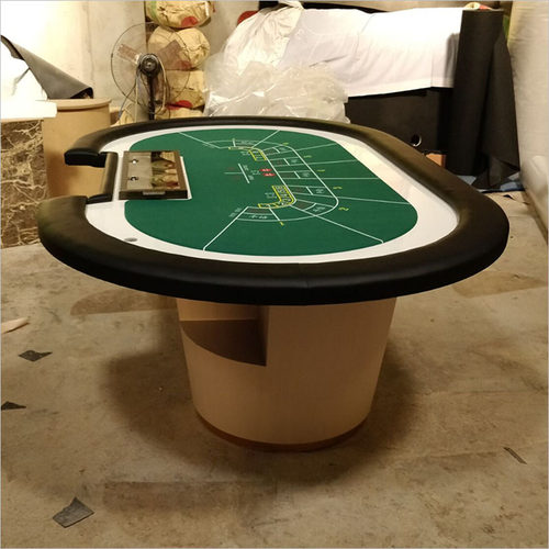 定做斗牛超牛桌扑克牌游戏台子锥形腿结实稳固棋牌室筹码桌 - 图3