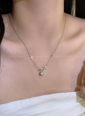 玫瑰花项链~复古法式轻奢小众设计高级感锁骨链精致颈链配饰女A