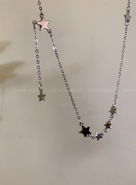 星星项链~气质小众设计高级感ins风韩系锁骨链百搭个性颈链女潮A